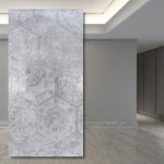 Kameninové dlaždice Soft Concrete Hexagon Iron 120x60x0,8cm