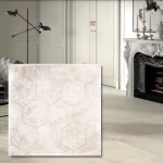 Kameninové dlaždice Soft Concrete Hexagon Brown 60x60x0,8cm