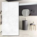 Kameninové dlaždice Soft Concrete Hexagon White 120x60x0,8cm