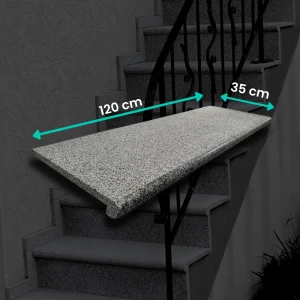 Schodek Granitowy G654 New Dark grey 120x35x2 stopnica Bullnose.webp