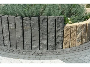 Ogrodowa Palisada Granitowa Łupana G690 Bazalt Black 50x10x10 cm