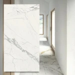 Slinuté 6mm Statuario Book Match Faccia A Lux 320x160x0,6 cm