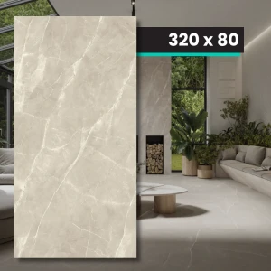 Spiek Kwarcowy TRI-D Ritual Taupe Soft 320x80x1,2 cm 1