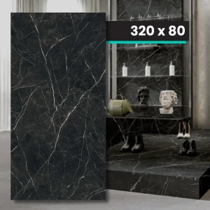 Spiek Kwarcowy TRI-D Desire Black Soft 320x80x1,2 cm 1