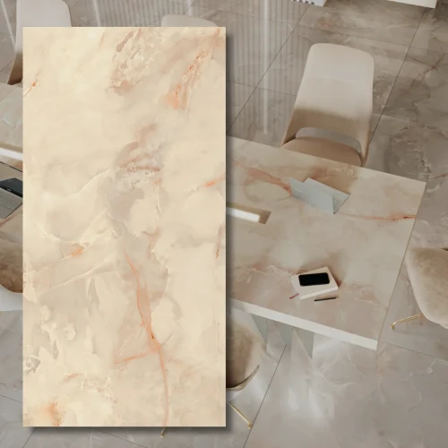 Spiek Kwarcowy TRI-D Invisible White Soft 320x160x1,2 cm 1