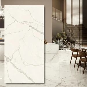 Velkoformátová deska Calacatta Extra Silk 320x160x0,6 cm