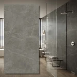 Velkoformátová deska Grey Stone Silk 320x160x0,6 cm