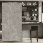 Velkoformátová deska Light Grey Stone Silk 320x160x0,6 cm