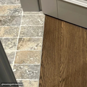 Kamień dekoracyjny 10mm Trawertyn Ash Bębnowany 7,5x15 cm