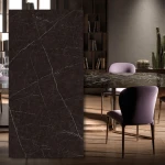 Velkoformátová deska Nero Marquina Matte 324x162x2 cm