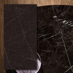 Velkoformátová deska Nero Marquina Silk 320x160x0,6 cm