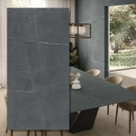 Křemenný sintr Atlas Plan Natura-Body Tech Soapstone Dark 324x162x1,2 cm