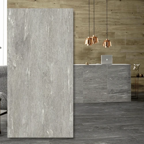 Spiek kwarcowy Grande Marazzi Terrazzo Grey Lux 320x160x0,6 cm