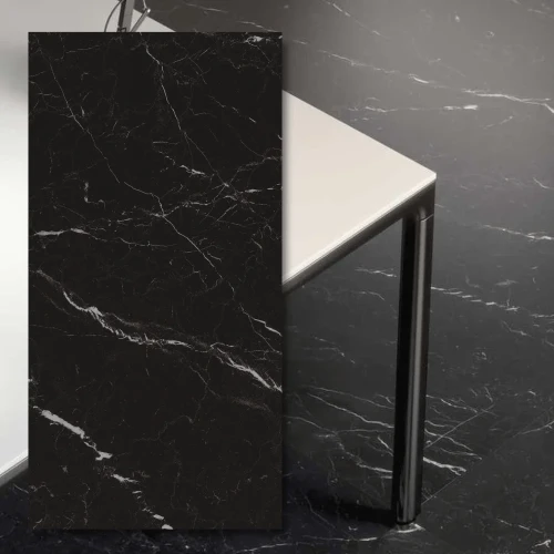 Spiek kwarcowy Grande Marazzi Elegant Black Lux 320x160x0,6 cm