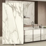 Křemenný sintr Calacatta Borghini Natura Vein Leštěný 324x162x2 cm