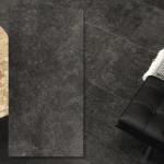 Kameninové dlaždice Silk Stone Black Chiffon 120x60x0,6 cm