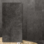 Kameninové dlaždice Silk Stone Black Chiffon 60x60x0,6 cm