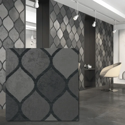 Płytka Gresowa Claque Deko Negro 80x80x1