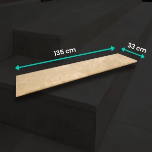 Trawertyn Parapet / Stopnica kamienna Classic Mix 135x33x3 Bullnose
