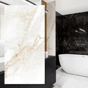 Gres Marble Ice Gold Polerowany 120x60x0,9 cm