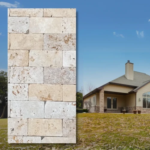 Trawertyn Ivory Classic Mix Bębnowany 5x30,5x1,2 /PAKIET 15,4M2/