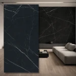Křemenný sintr 12mm Stone Nero Marquina Mat 320x160 cm