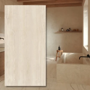Spiek kwarcowy 12mm Travertino Navona Satyna162x324 cm