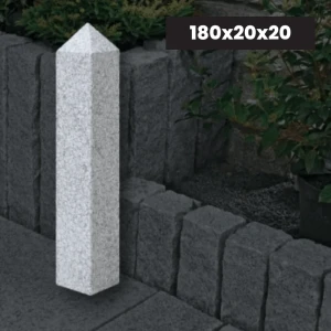 Žula G602 Palisáda Sloup Plamenovaný 180x20x20 cm