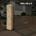 Palisáda | Vápencová hrana Tandur Yellow Limestone 100x20x5