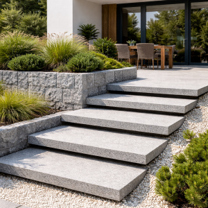 Žula G602 Podestová deska Plamenovaná 100x100x8 cm PŘEDPRODEJ!