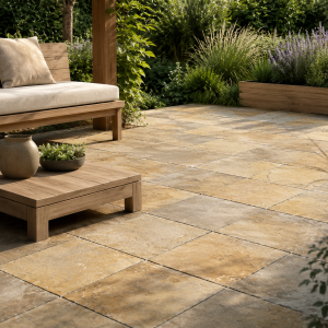 Tandur Yellow Limestone Přírodní obklad 40x40x3 cm