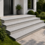Parapet Žulový schod Šedá Opalovaná Bianco Sardo G602 180x33x2 cm