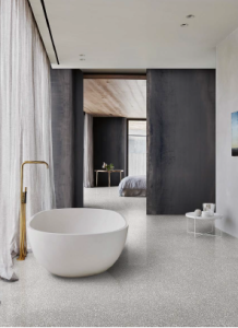 Spiek kwarcowy Grande Marazzi Terrazzo Grey Lux 320x160x0,6 cm