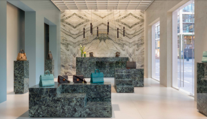 Spiek kwarcowy Grande Marazzi Quarzo Bluegrey Lux 320x160x0,6 cm